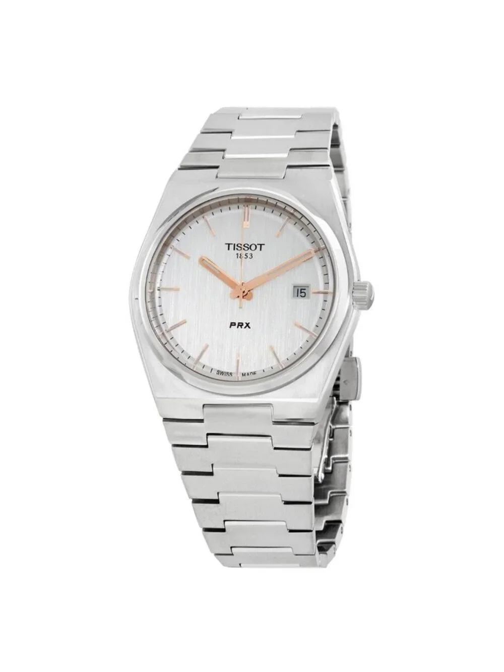 NWT Tissot PRX Quartz Silver Dial Men's Watch